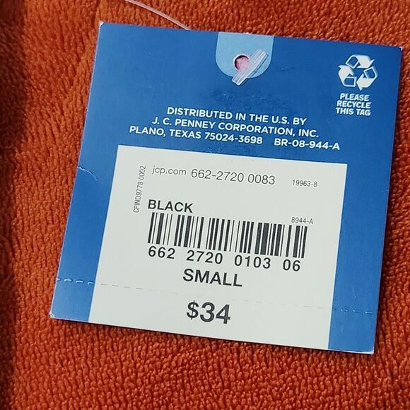 Arizona Crop Top for Women Size Small Black sheer 100%Rayon - Picture 4 of 9